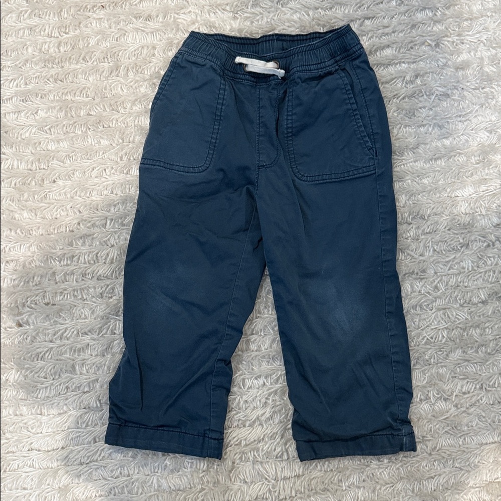 Crewcuts Boys Lined Relaxed Fit Pull on Chino Pants - Size 3